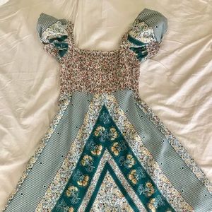 Vintage floral cocktail dress